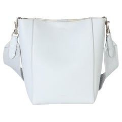 Celine Light Blue Soft Grained Calfskin Small Sangle Bucket Bag