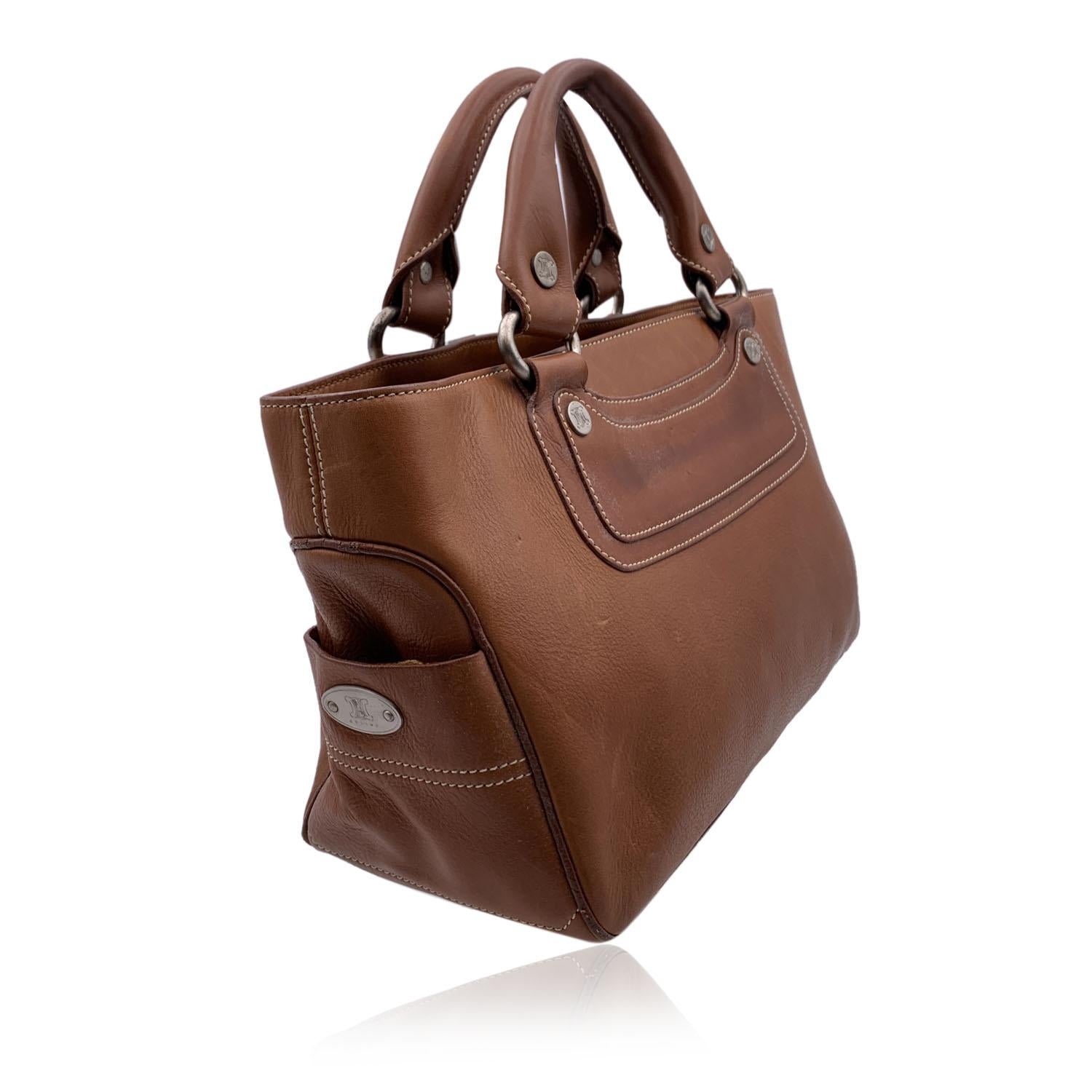 light brown satchel