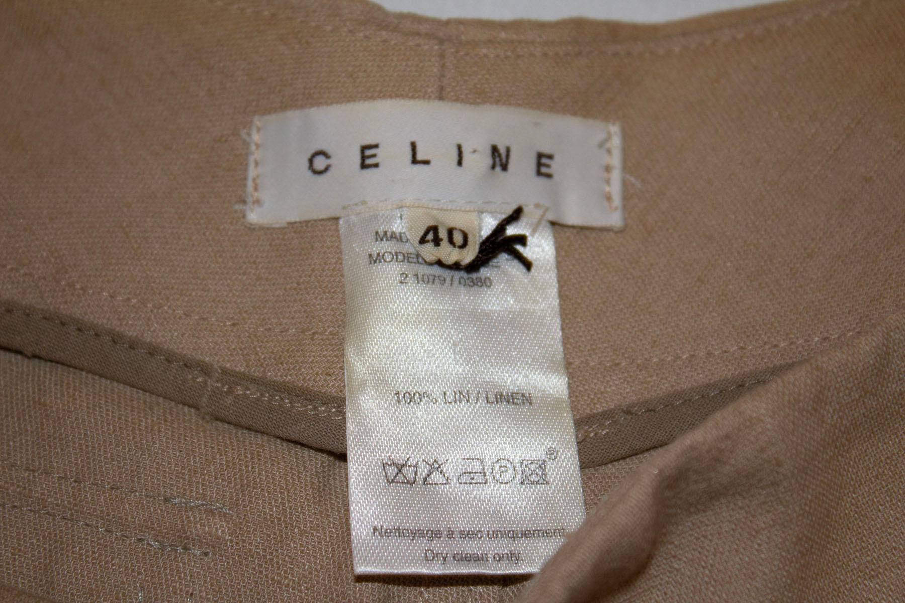 Women's or Men's Celine Linen Trousers For Sale