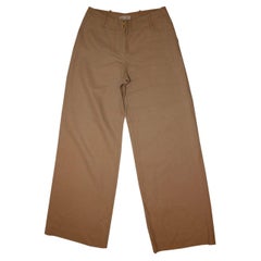 CELINE Cropped Straight Leg 100% Cotton Pants Trousers Celine 40 US 8