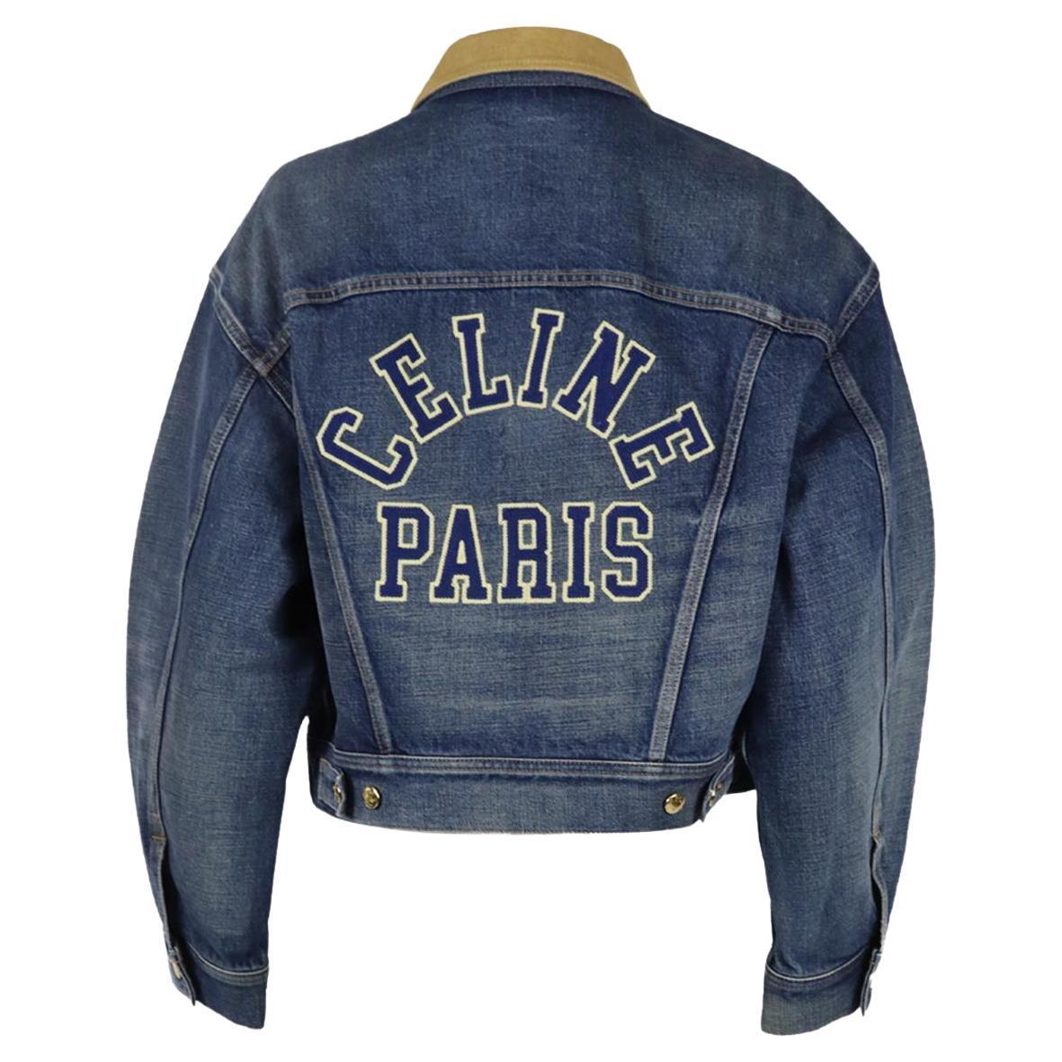 celine paris denim jacket