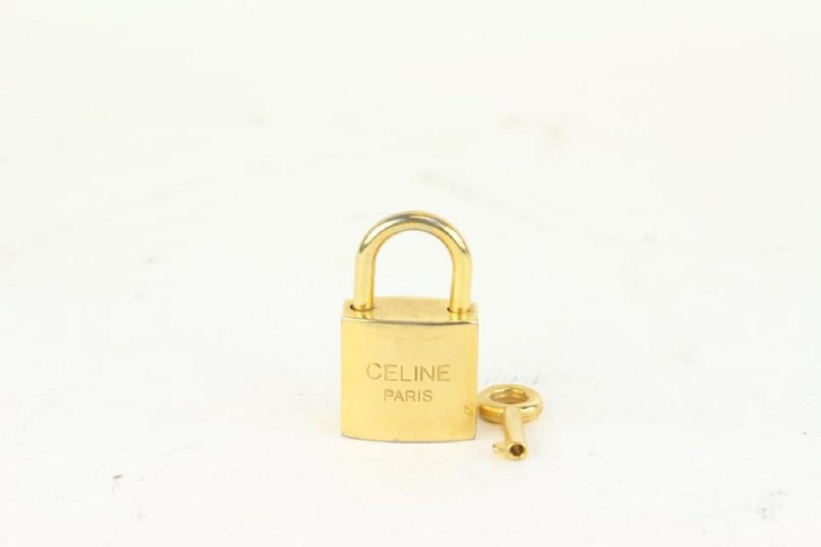 Women's Céline Logo Padlock and Key Cadena Set 917cel11