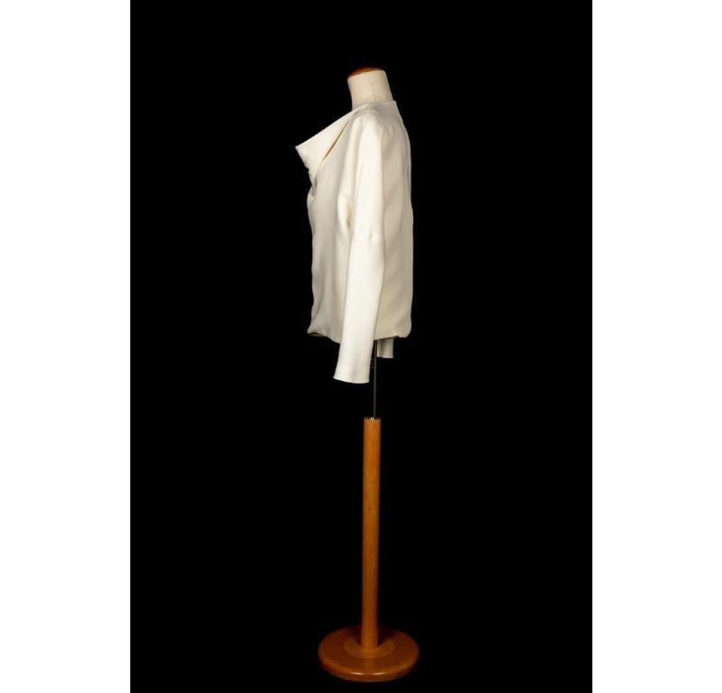 Women's Celine Long-sleeve White Top For Sale
