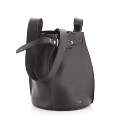 Celine Long Strap Big Bag Bucket Leather