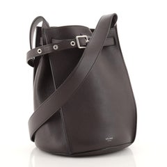 Celine Long Strap Big Bag Bucket Leather