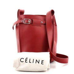 Celine Long Strap Big Bag Bucket Leather