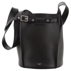 Celine Long Strap Big Bag Bucket Leather
