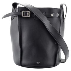 Celine Long Strap Big Bag Bucket Leather