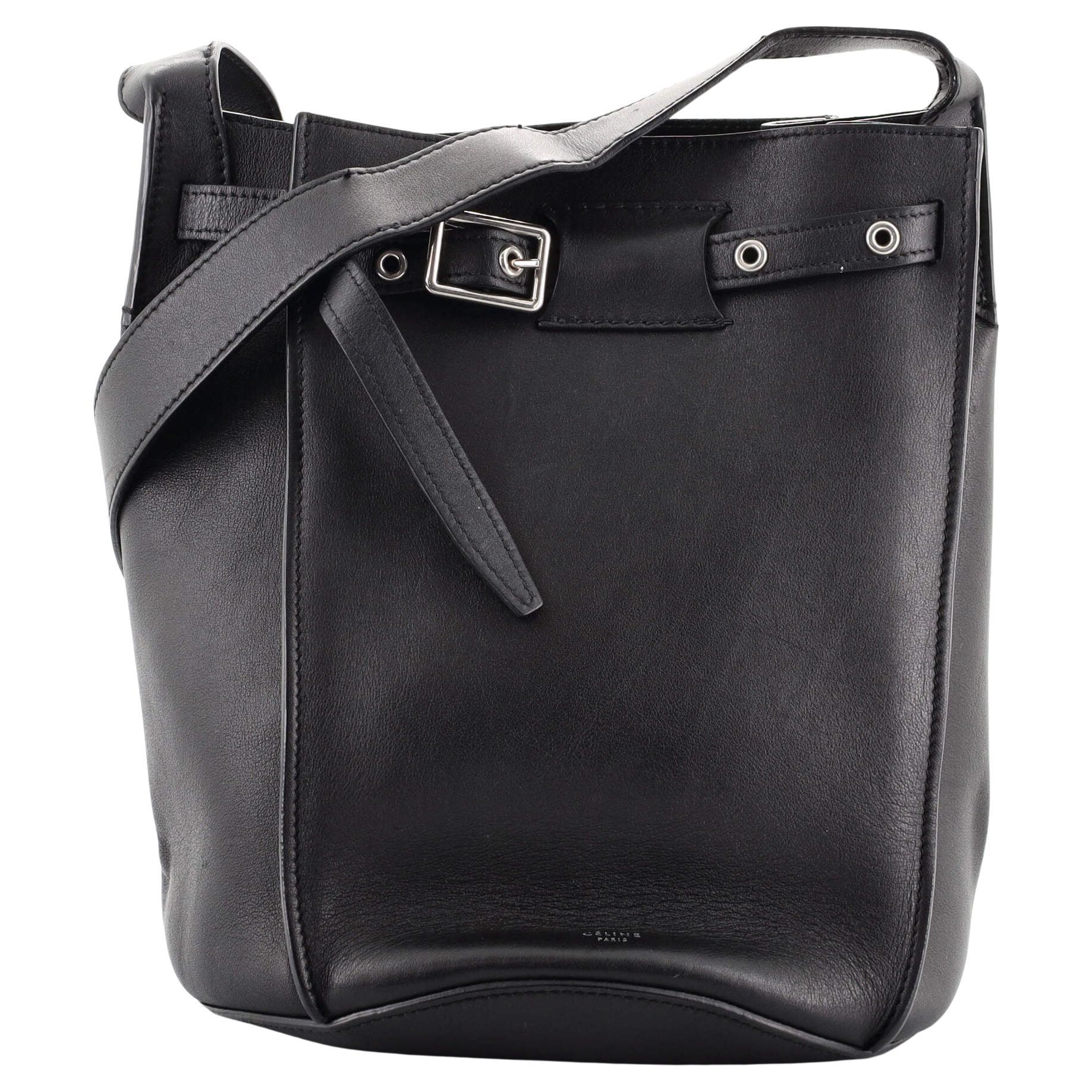 Celine Long Strap Big Bag Bucket Leather at 1stDibs