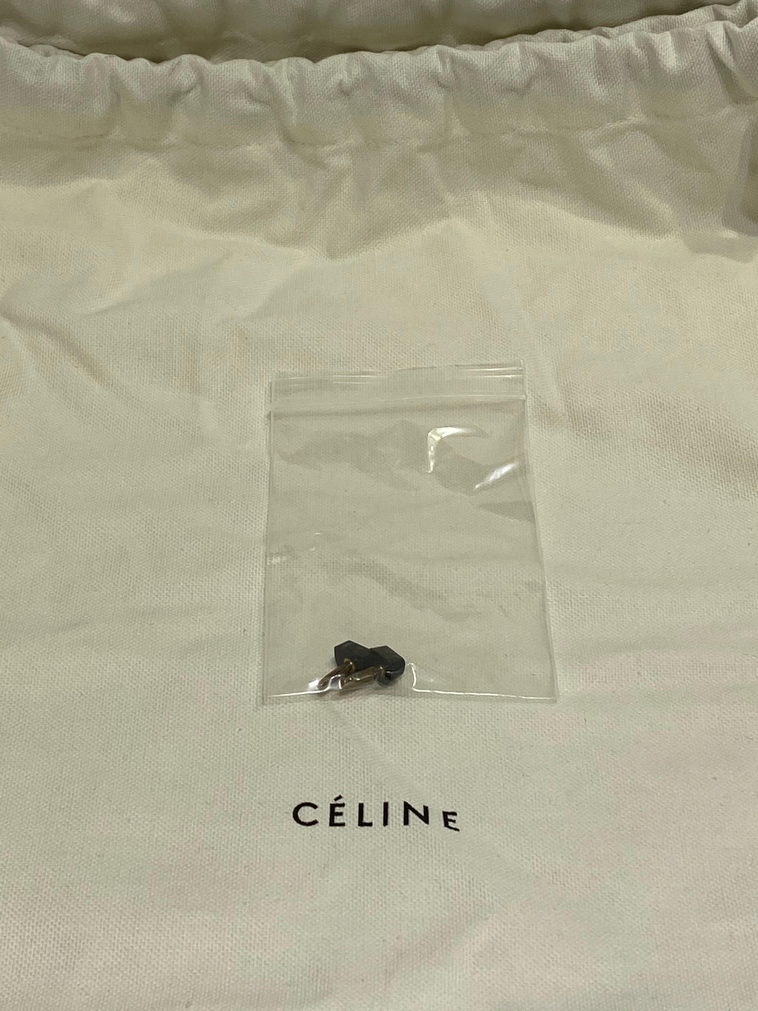 Celine Low Boot 90 Zip Nappa Leather Black Zipper Size 8.5/ 38.5 4