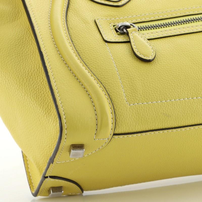Celine Luggage Bag Grainy Leather Micro 1