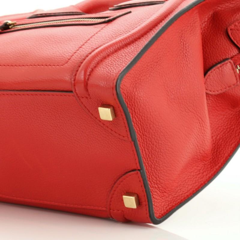 Celine Luggage Bag Grainy Leather Micro 1