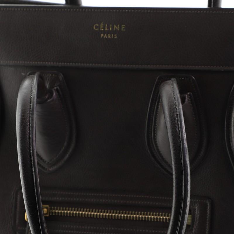 Celine Luggage Bag Grainy Leather Micro 2
