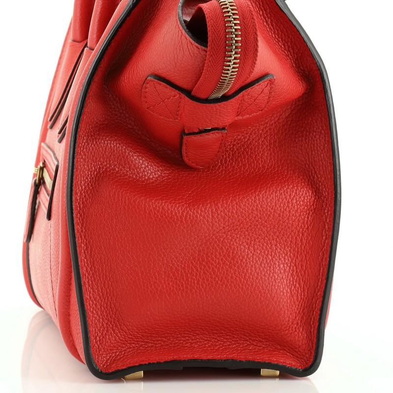 Celine Luggage Bag Grainy Leather Micro 3