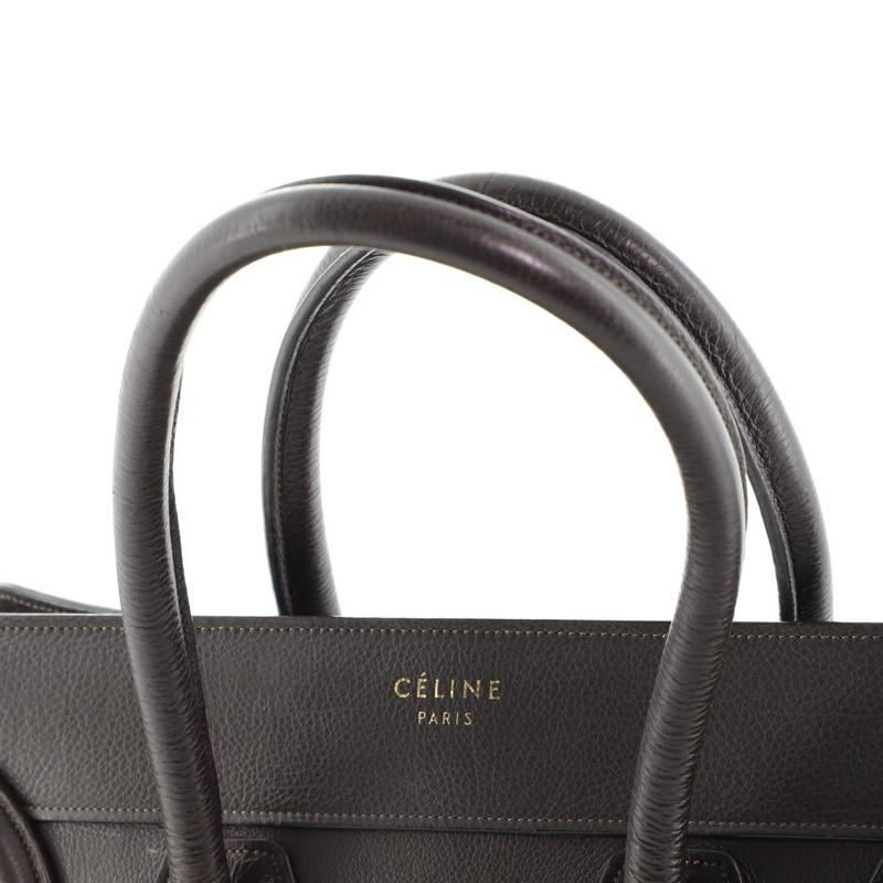 Celine Luggage Bag Grainy Leather Micro 3