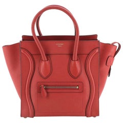 Celine Luggage Bag Grainy Leather Micro