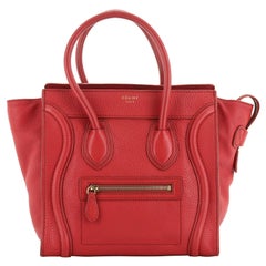 Celine Luggage Bag Grainy Leather Micro