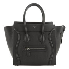 Celine  Luggage Bag Grainy Leather Micro