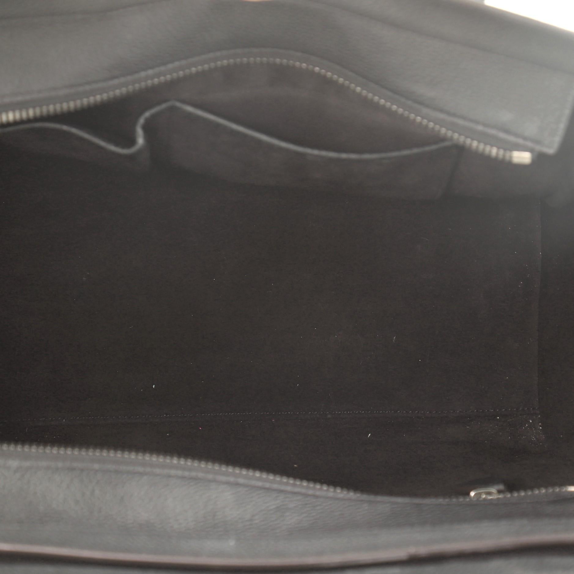 Celine Luggage Bag Grainy Leather Mini In Good Condition In NY, NY