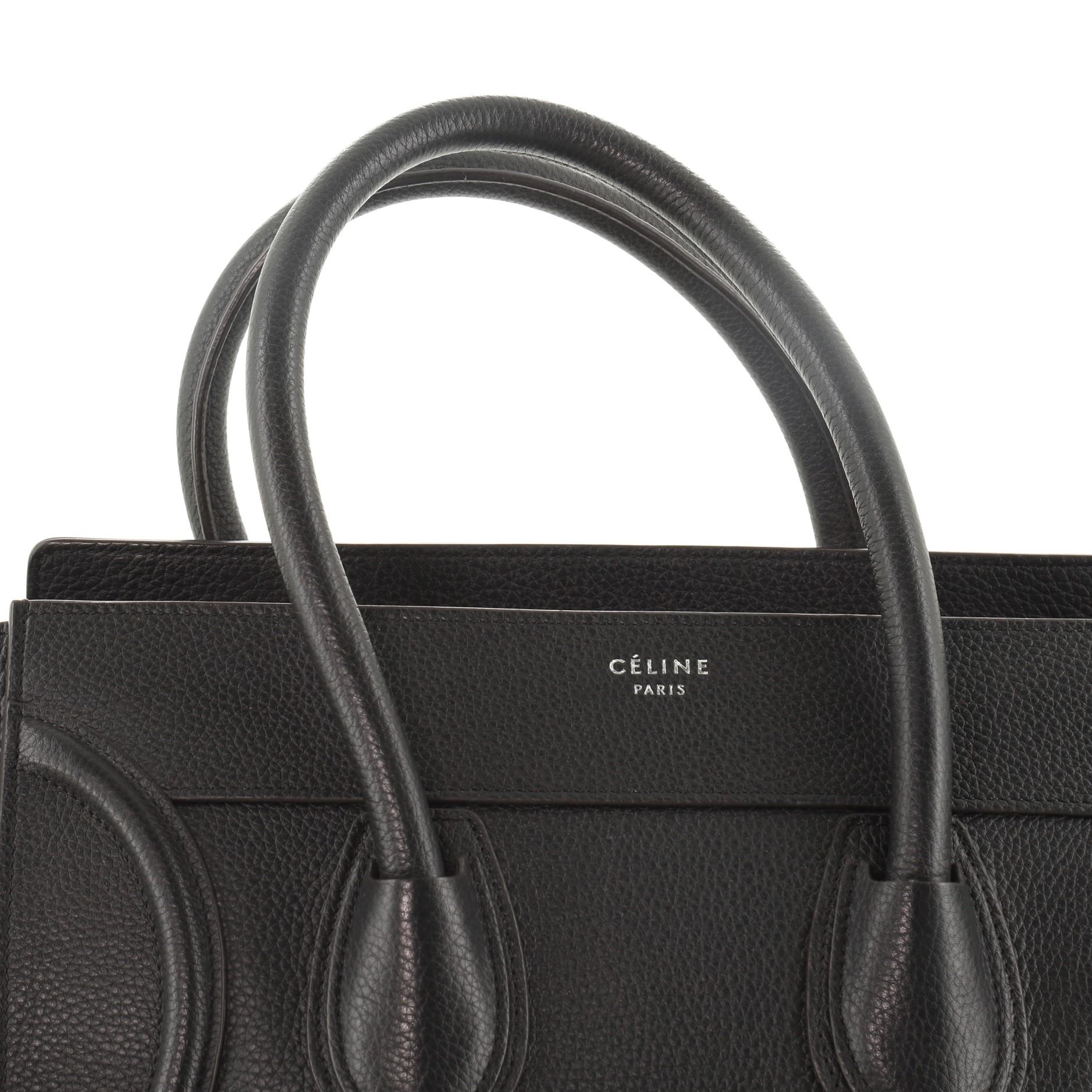 Women's or Men's Celine Luggage Bag Grainy Leather Mini