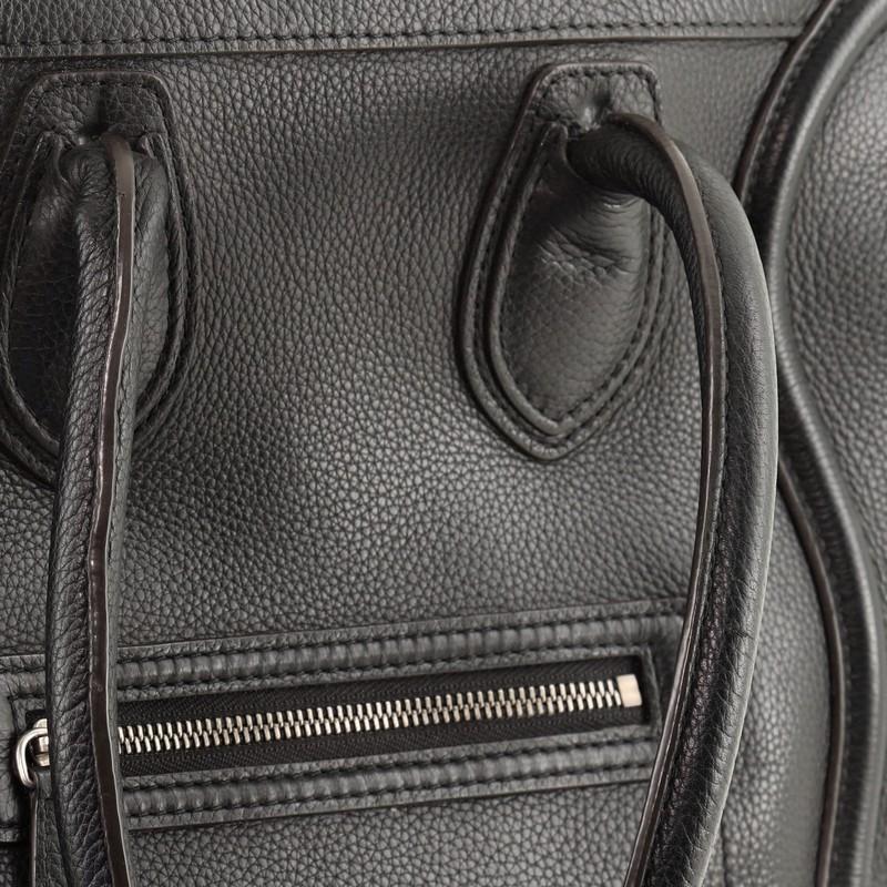 Celine Luggage Bag Grainy Leather Mini 2