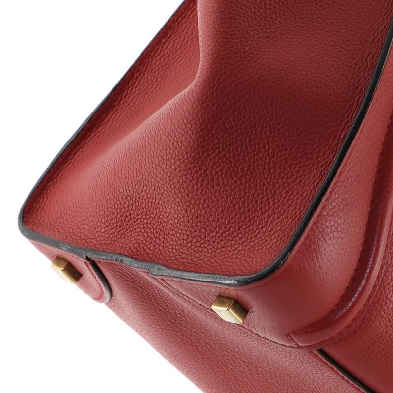 Celine Luggage Bag Grainy Leather Mini 3
