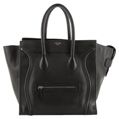 Celine Luggage Bag Grainy Leather Mini