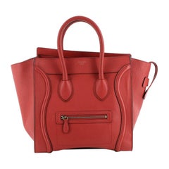 Celine Luggage Bag Grainy Leather Mini