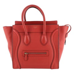 Celine Luggage Bag Grainy Leather Mini