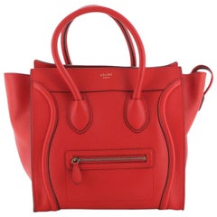 Celine Luggage Bag Grainy Leather Mini
