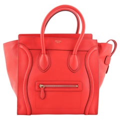 Celine Luggage Bag Grainy Leather Mini