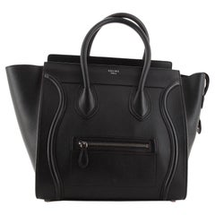 Celine Luggage Bag Grainy Leather Mini