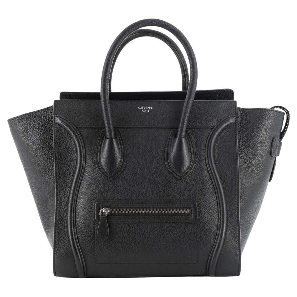 Celine Bicolor Luggage Bag Nubuck Micro at 1stDibs