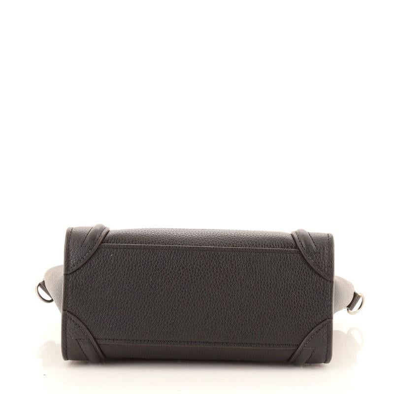 Women's or Men's Celine Luggage Bag Grainy Leather Nano