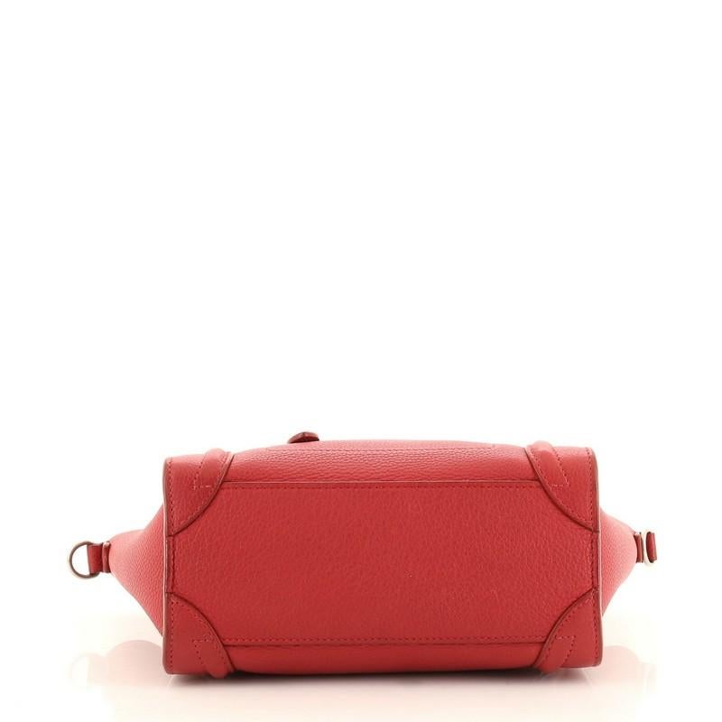 Celine Gepäcktasche Körniges Leder Nano für Damen oder Herren
