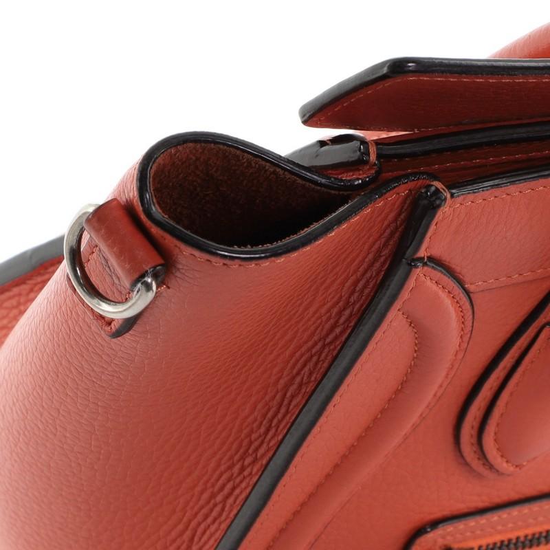 Celine Luggage Bag Grainy Leather Nano 3