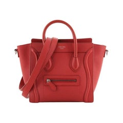 Celine Gepäcktasche Körniges Leder Nano