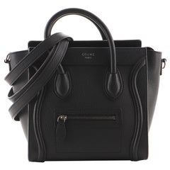 Celine Luggage Bag Grainy Leather Nano