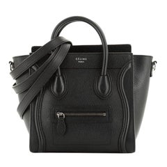 Celine Luggage Bag Grainy Leather Nano