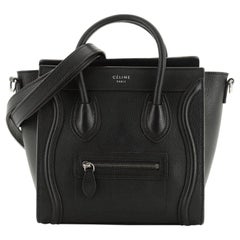 Celine Luggage Bag Grainy Leather Nano