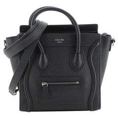 Celine Luggage Bag Grainy Leather Nano