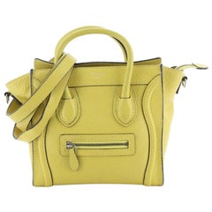 Celine Luggage Bag Grainy Leather Nano