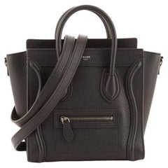 Celine Luggage Bag Grainy Leather Nano