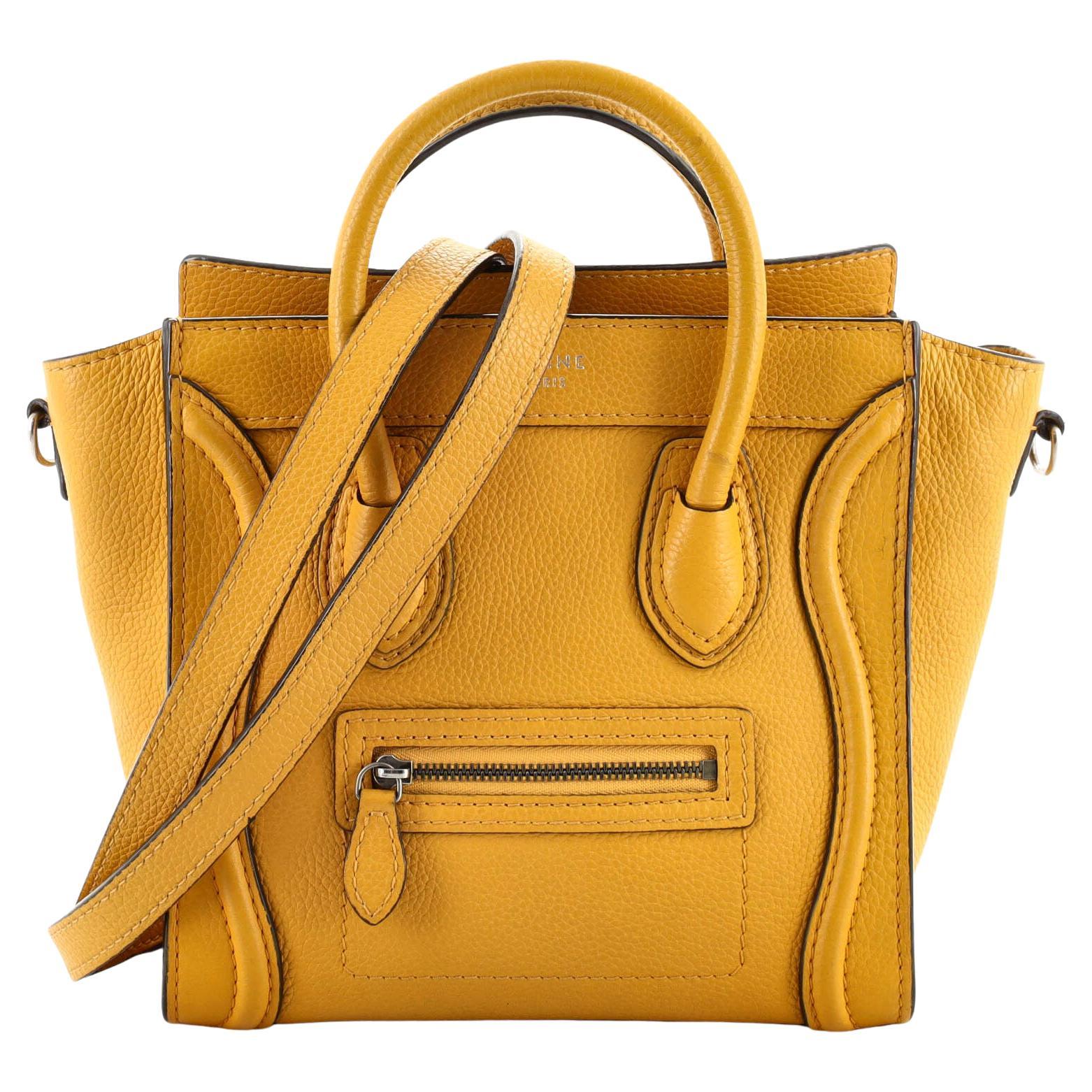 Celine Tricolor Luggage Handbag Pony Hair and Leather Mini at 1stDibs