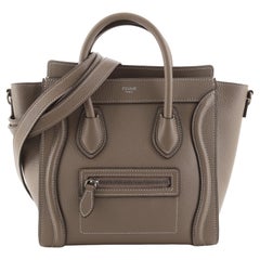 Celine Luggage Bag Grainy Leather Nano