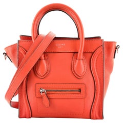 Celine Luggage Bag Grainy Leather Nano