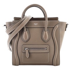 Celine Luggage Bag Grainy Leather Nano