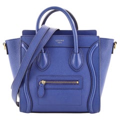 Celine Luggage Bag Grainy Leather Nano