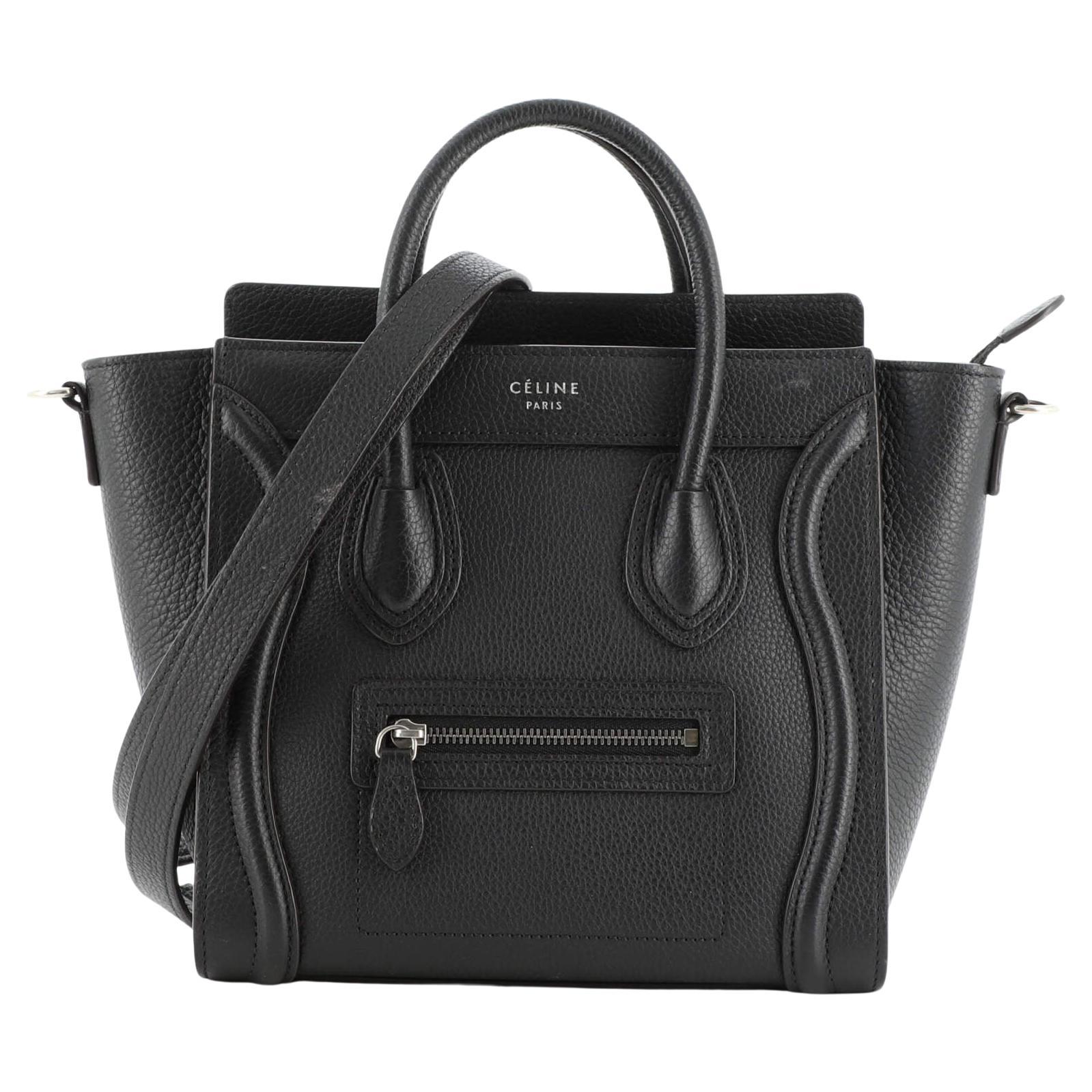 Celine Tricolor Luggage Bag Leather Micro For Sale at 1stDibs