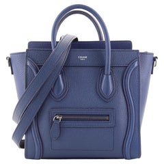 Celine Luggage Bag Grainy Leather Nano